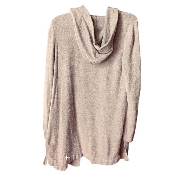 BAREFOOT DREAMS cozy chic lite size M hooded open front cardigan. - Picture 8 of 8